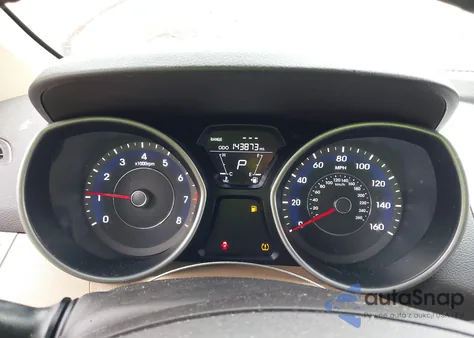 2013 Hyundai Elantra Limited from USA, damaged, VIN 5NPDH4AE0DH326952